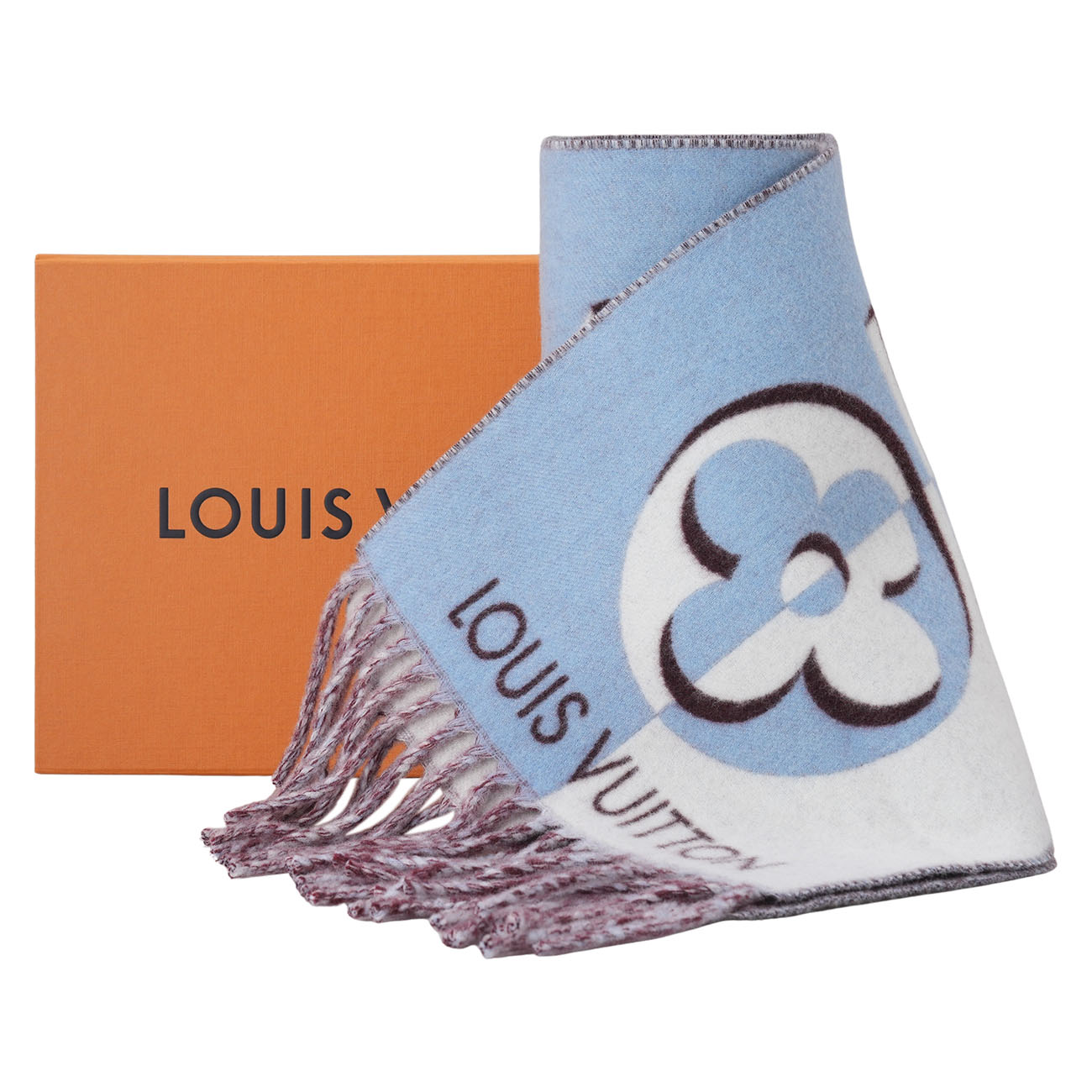 LOUIS VUITTON(USED)루이비통 M93280 듀오 인피니티 캐시미어 머플러